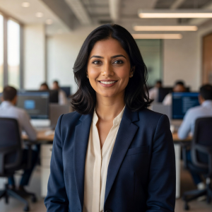 Portrait of Priya Sharma, community manager and social media lead